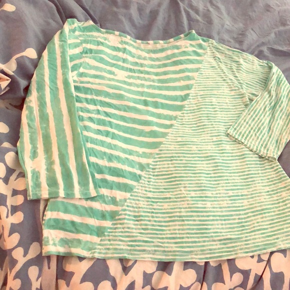 unknown Tops - Stripe Patterned Shirt